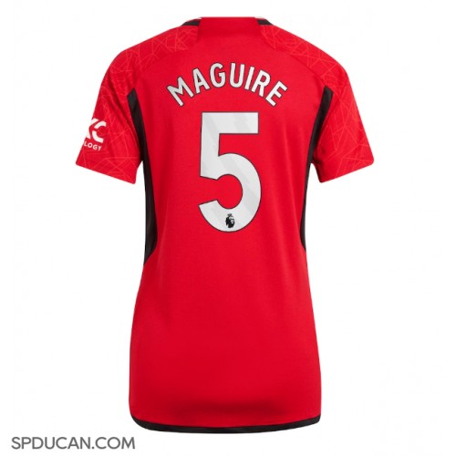 Zenski Nogometni Dres Manchester United Harry Maguire #5 Domaci 2023-24 Kratak Rukav